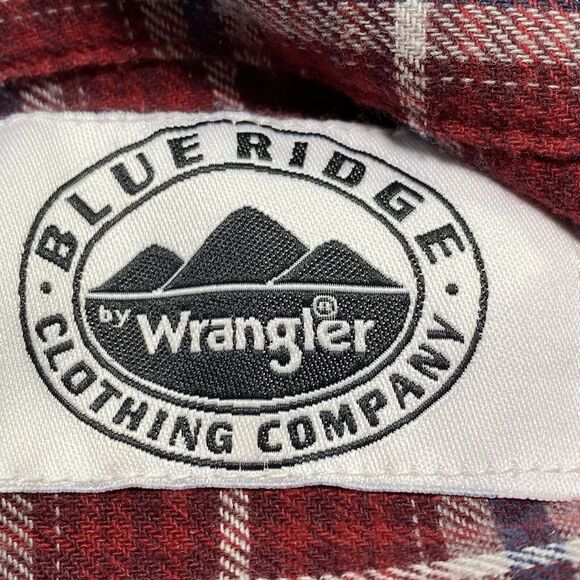 Blue Ridge Men's XLT 18.5-37 Cotton Soft Flannel Shirt Tartan Plaid Grunge Punk - Picture 9 of 11